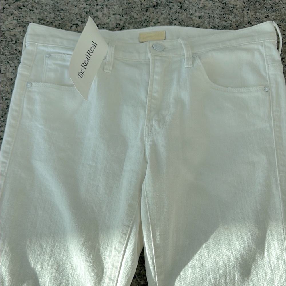 Mother Women's White Jeans